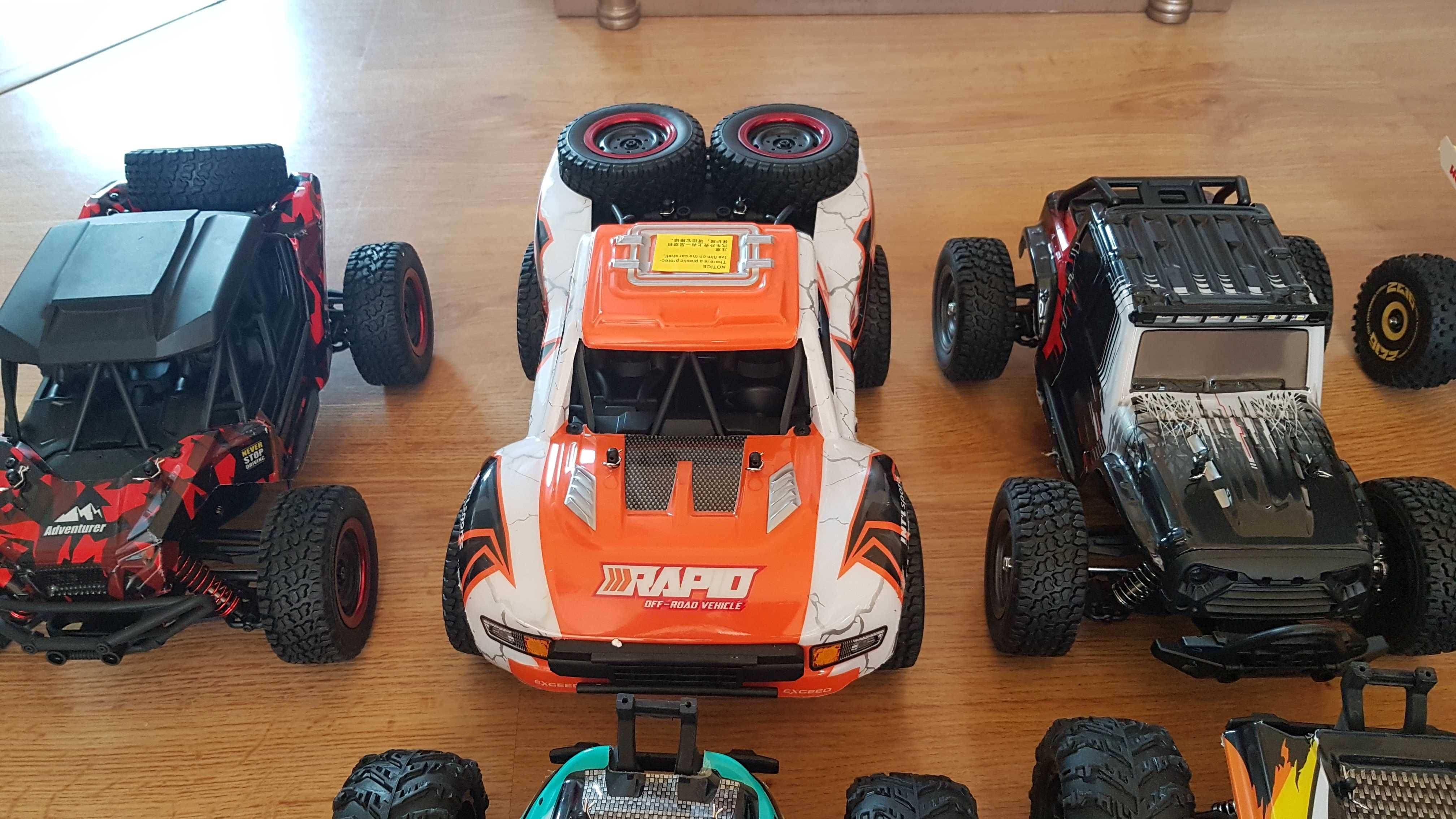 Rc auto zdalnie sterowane 4x4 silnik bez szczotkowy 70km/h