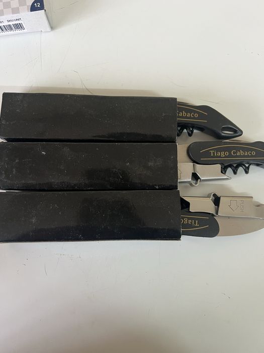 Saca-rolhas tipo Sommelier – NOVOS (3 unidades)