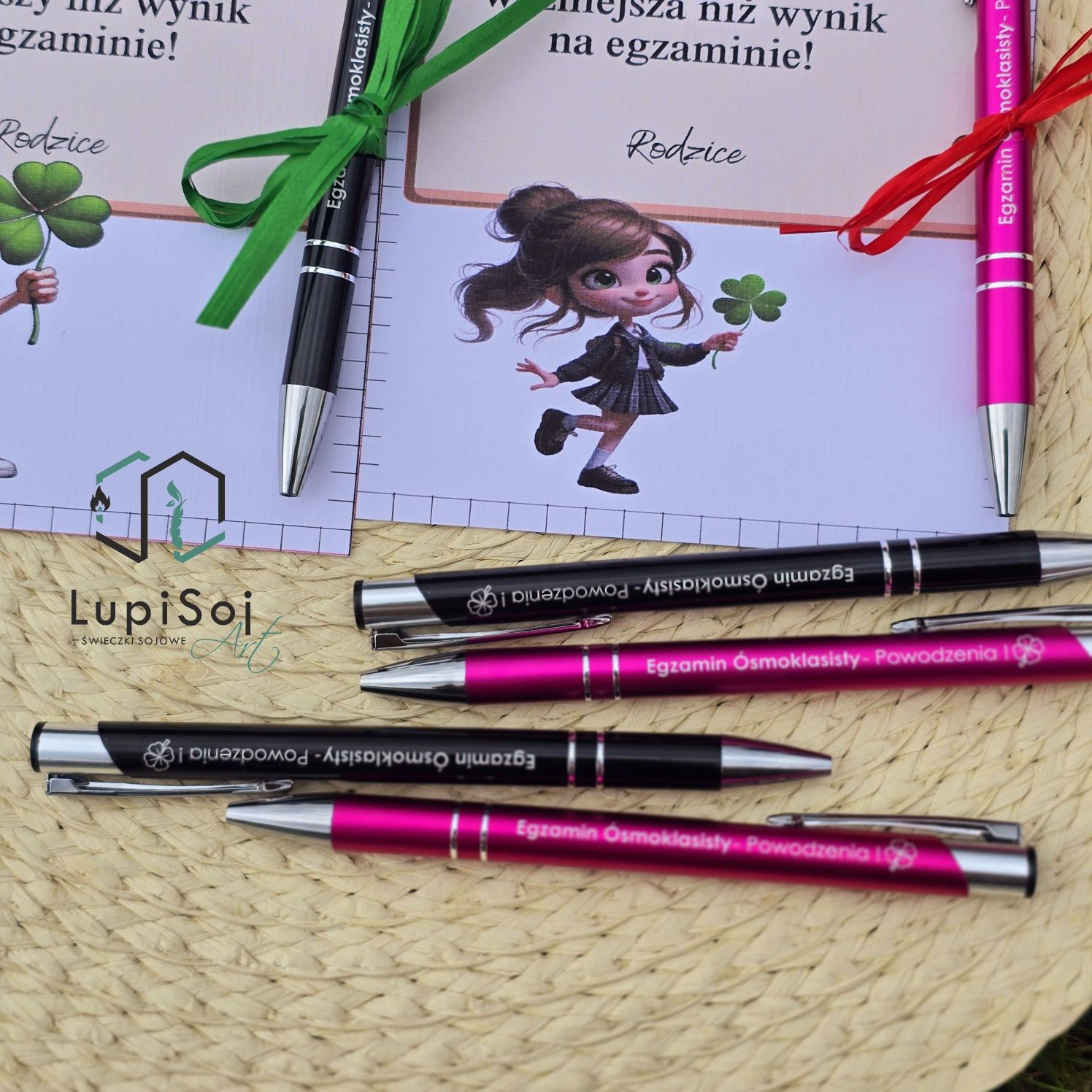 Dlugopis z grawerem powodzenia dla ósmoklasistów