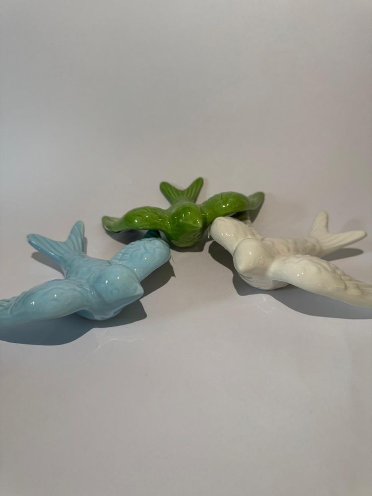 Andorinhas de Cerâmica 14 cm