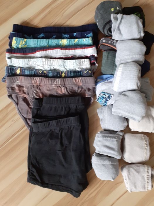 Slipki bokserki skarpety 10zl całość