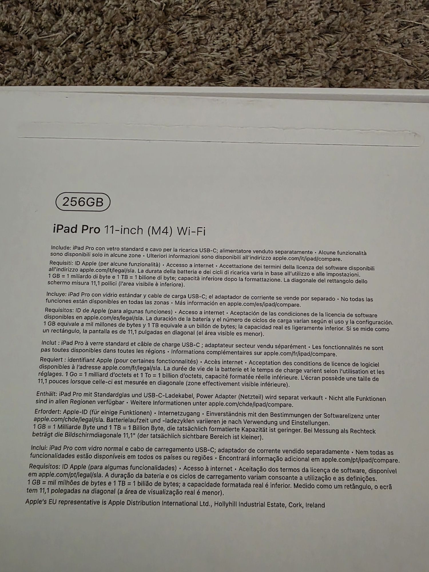 iPad Pro 11 M4 256GB como novo