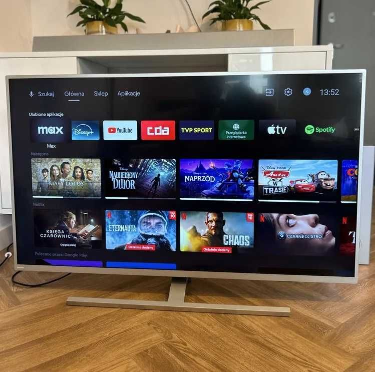 SMART TV PHILIPS 65" Dostawa Gratis! Wi-Fi 4K UHD AndroidTV DVB-T2HEVC
