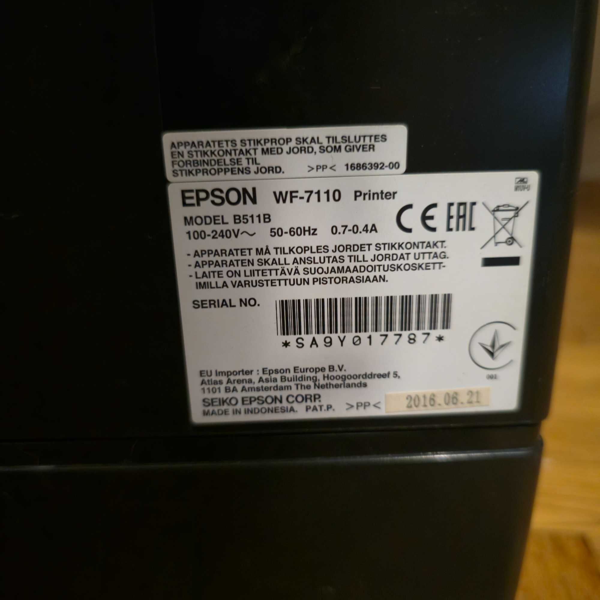 Принтер Epson Workforce WF-7110 А4 та А3