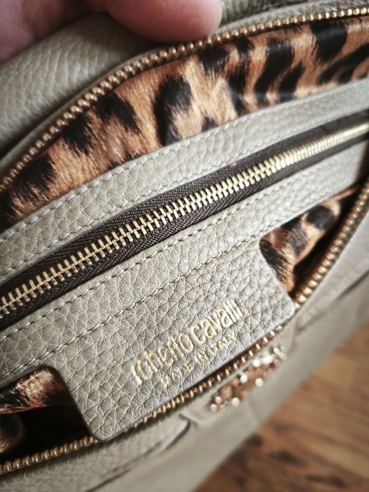 Кожаная сумка Roberto Cavalli