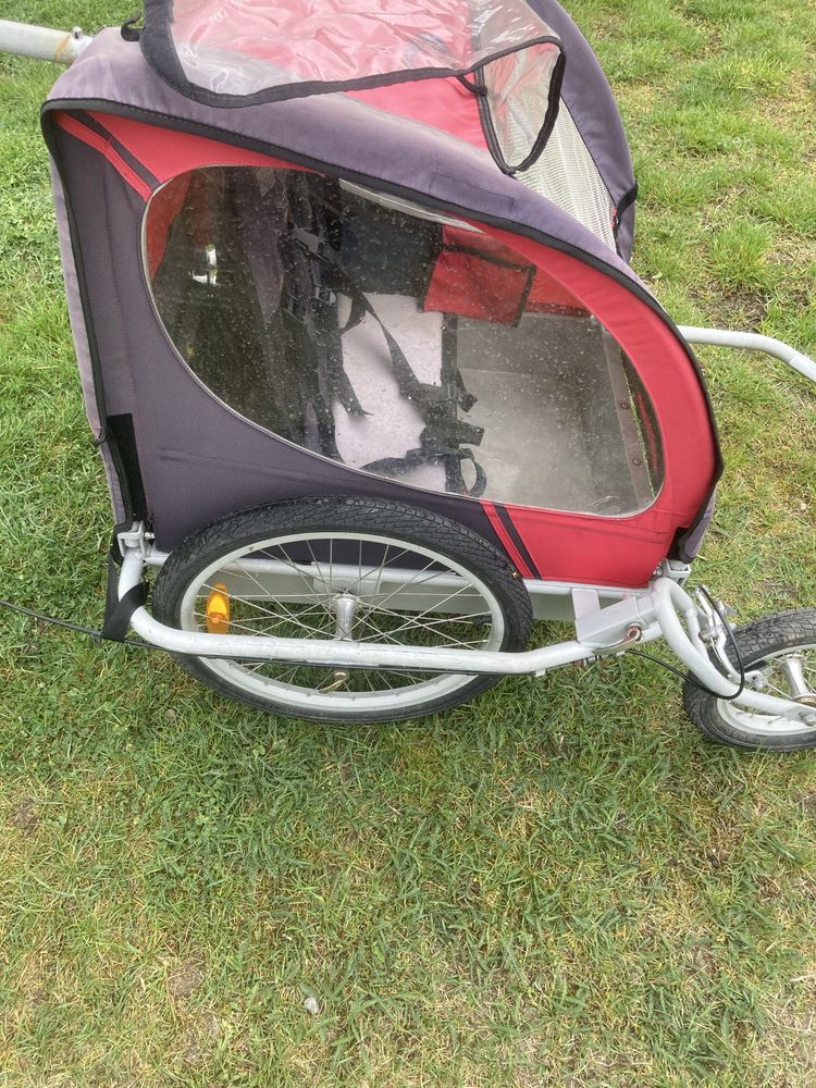 Przyczepka rowerowa riksza