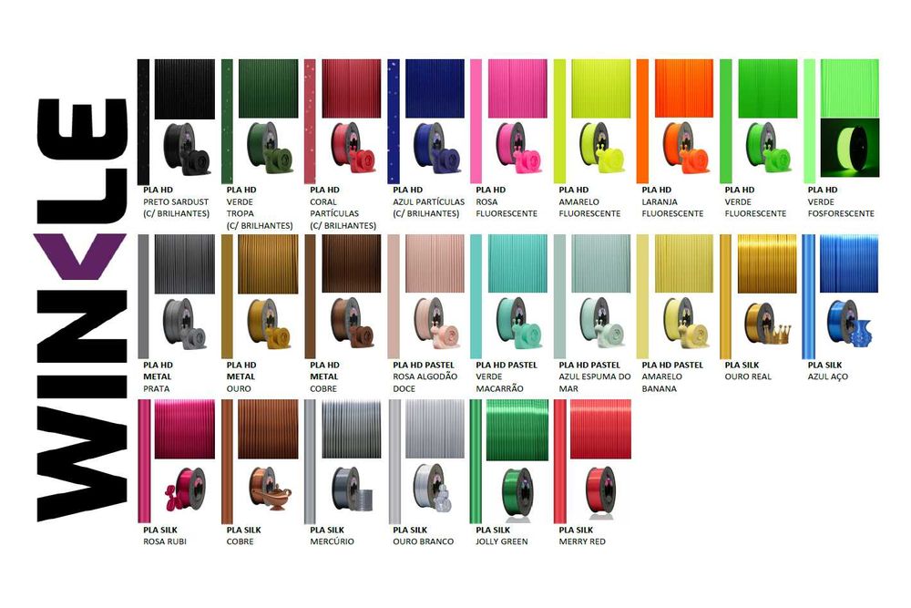 Filamento Winkle (IMPRESSÃO 3D)