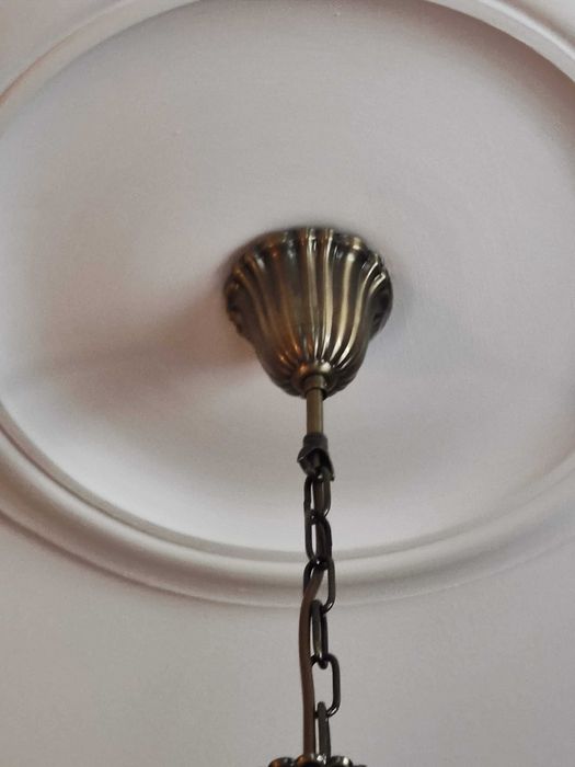 Piękna lampa wisząca. elegancja i styl, solidna metal + szkło, super!