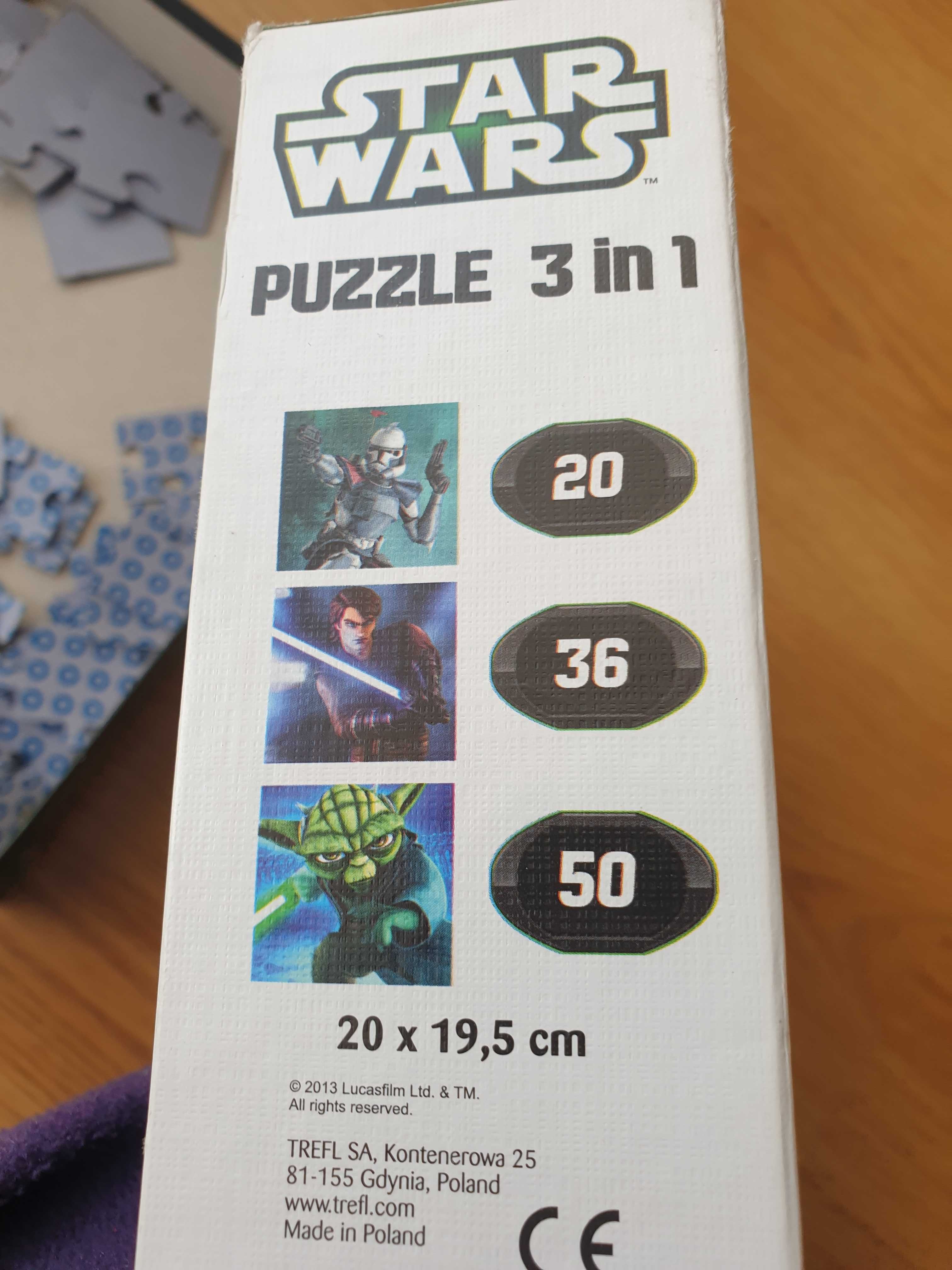 Puzzle, Gwiezdne Wojny, Star Wars 3 w 1