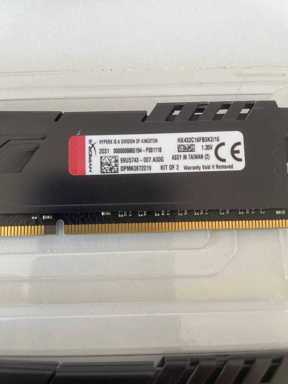 Pamięć RAM Hyperx Fury 16GB (2X8GB) DDR4 3200MHz CL16