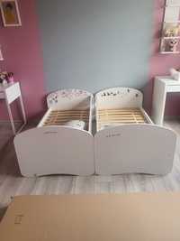 Łóżka 70×140 białe bliźniaczki