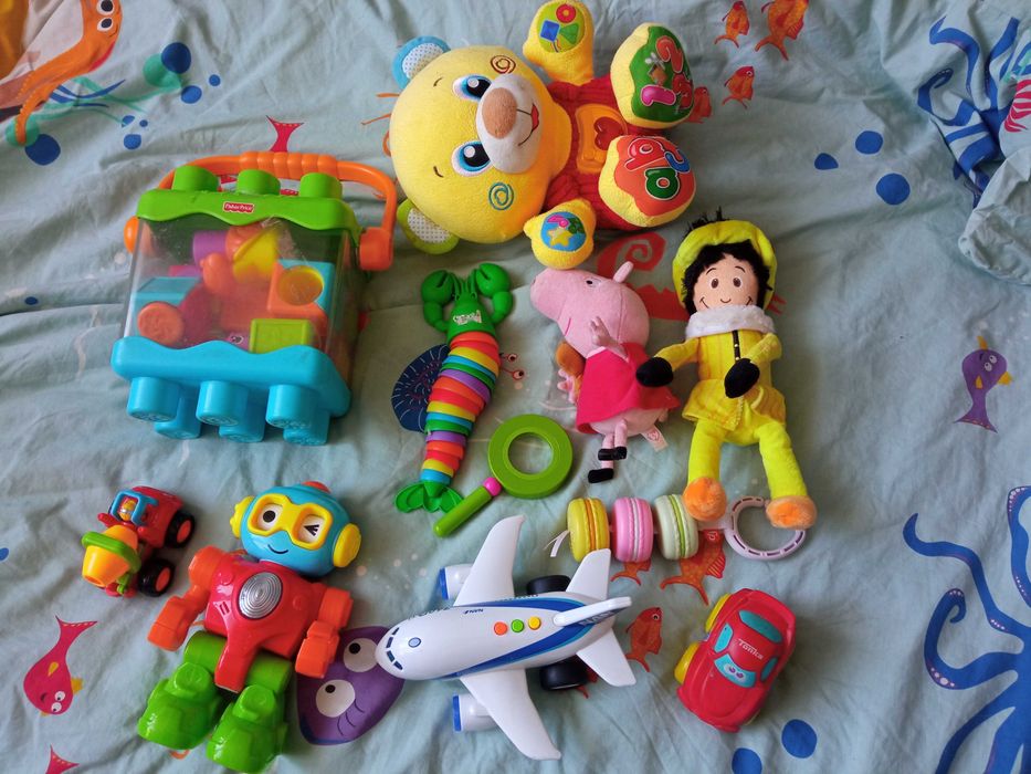 Fisher Price Tonka Pepa zabawki interaktywne samolot zestaw