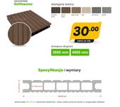 Deska kompozytowa Tarasowa 2,2. 2,4   3,6 m lub na wymiar Producent !