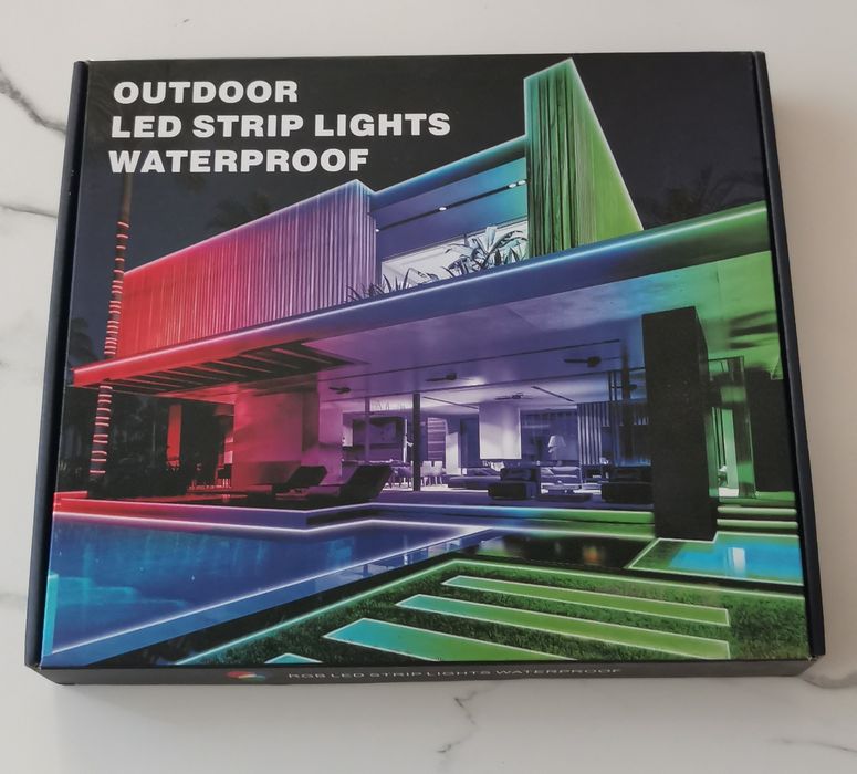 Taśma LED RGB na zewnątrz, wodoodporna, 30 metrów