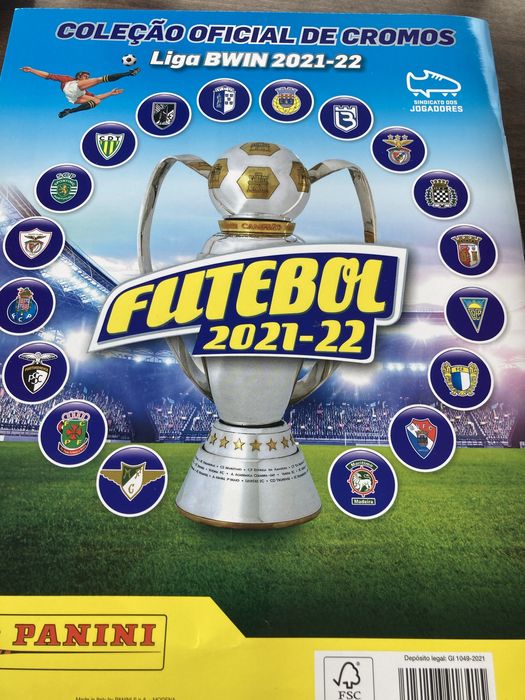 Caderneta oficial cromos Liga futebol 2021-22
