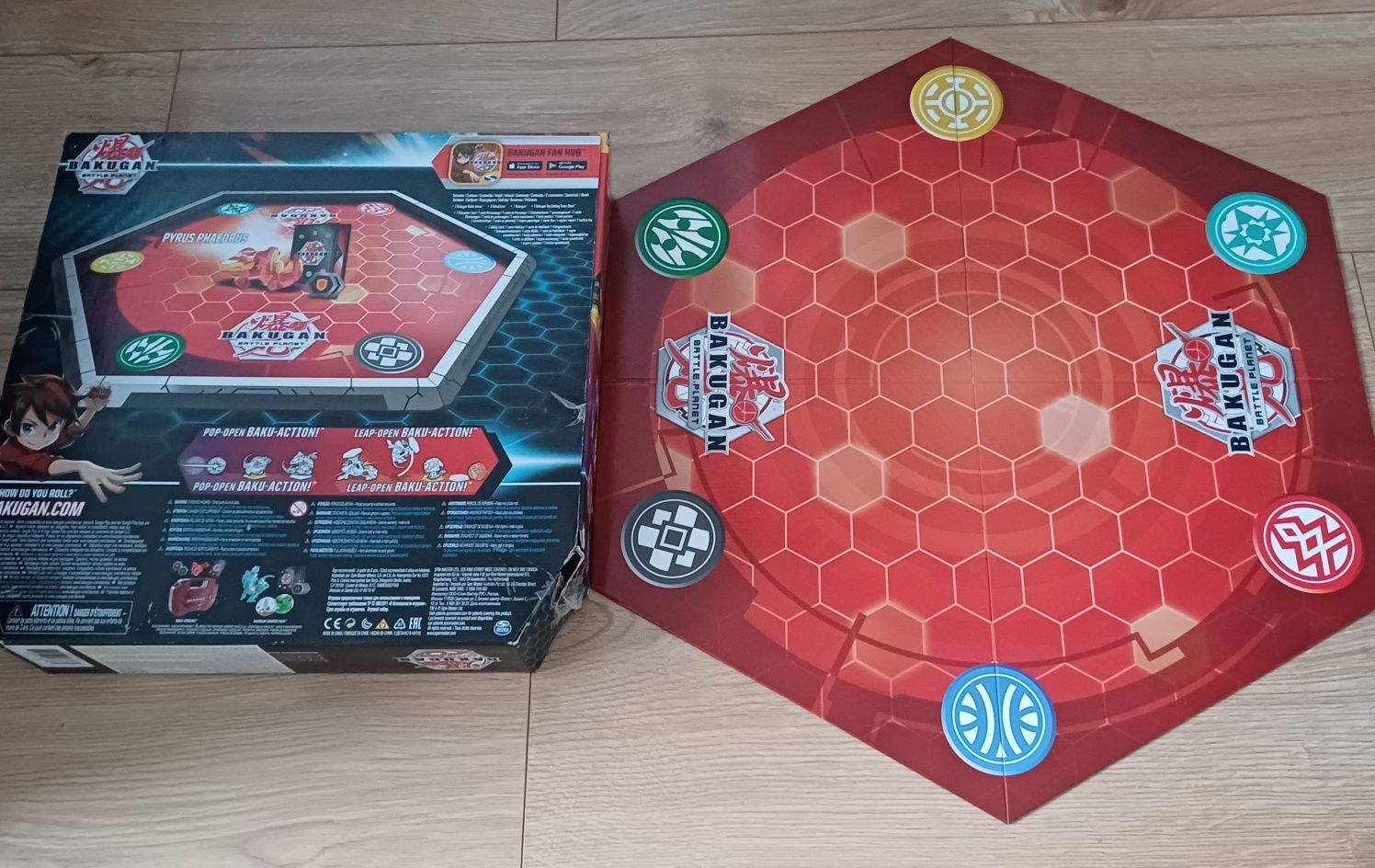 Gra Bakugan Battle planet +4 bakugany