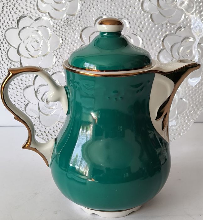 Dzbanek do kawy Karolina  piękna stara porcelana