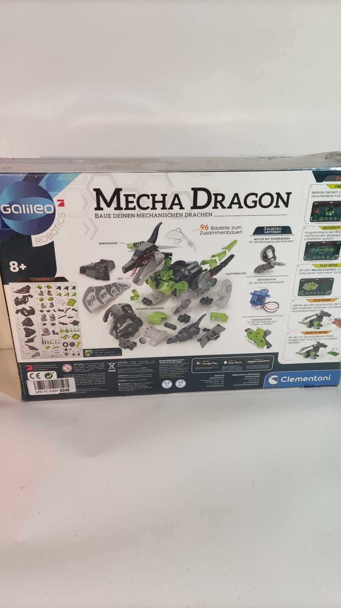 Zabawka Interaktywna Robo Smok Mecha Dragon do składania