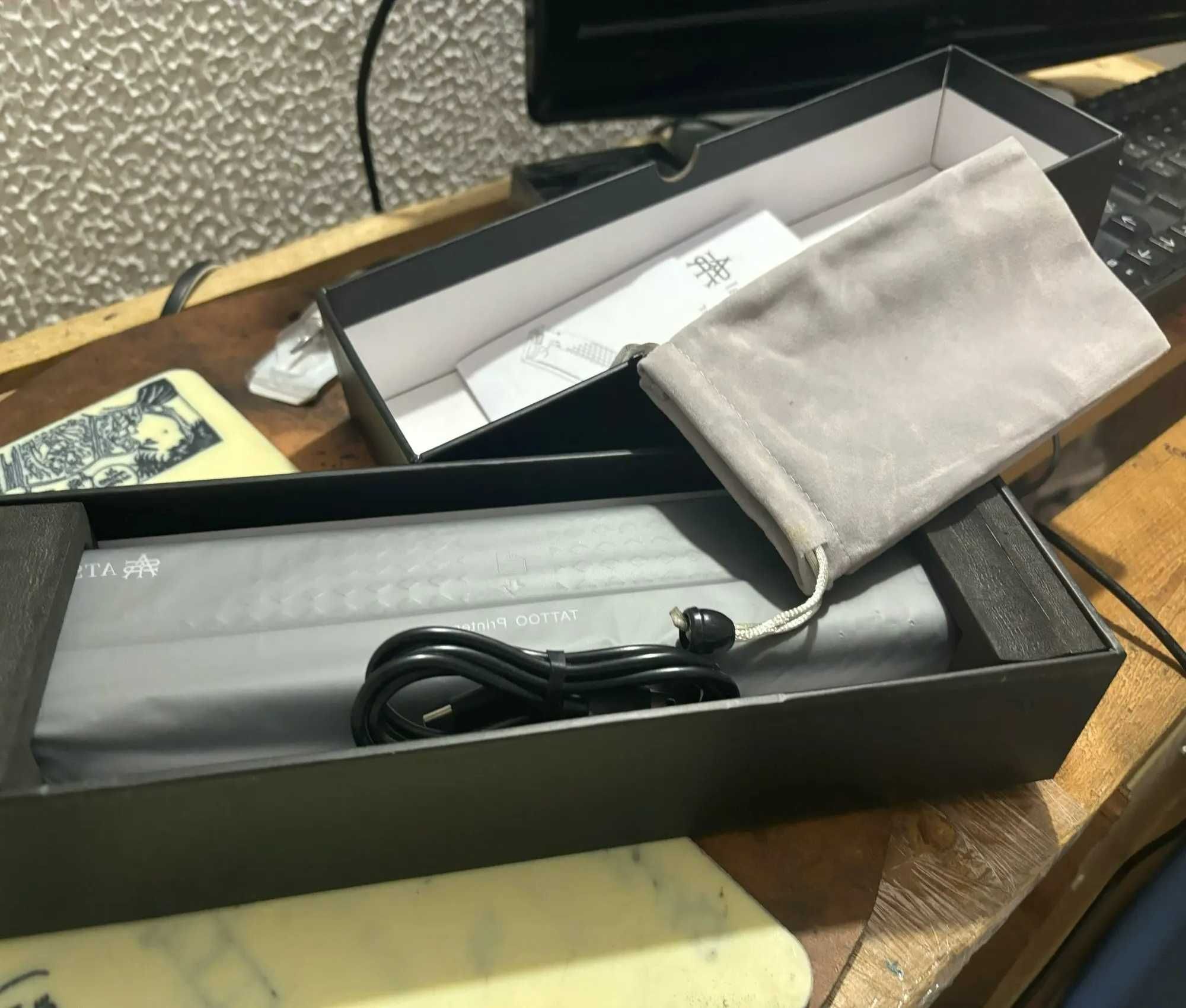 Портативный беспроводной принтер для татуировок ATS886, Bluetooth