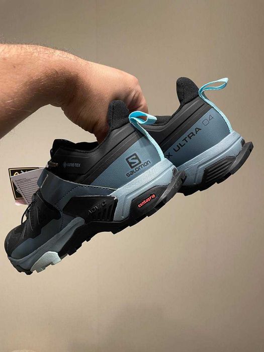 Кросівки Salomon X Ultra 4 GTX Gore-Tex Navy Grey / кроси Саломон Х