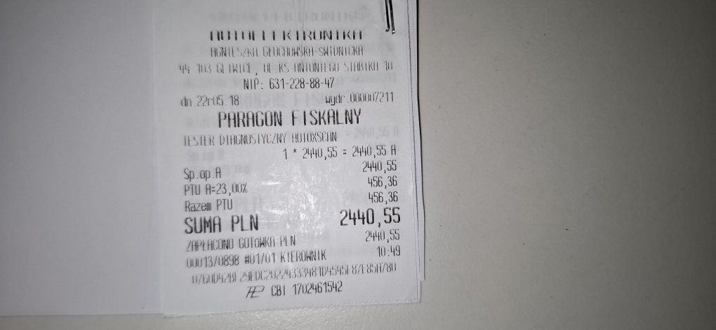 Sprzedam  Auto-x-scan RS 830 PRO