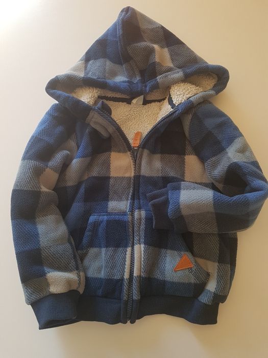 Bluza ocieplana w środku 116 dla dziecka na jesień bluza na zamek