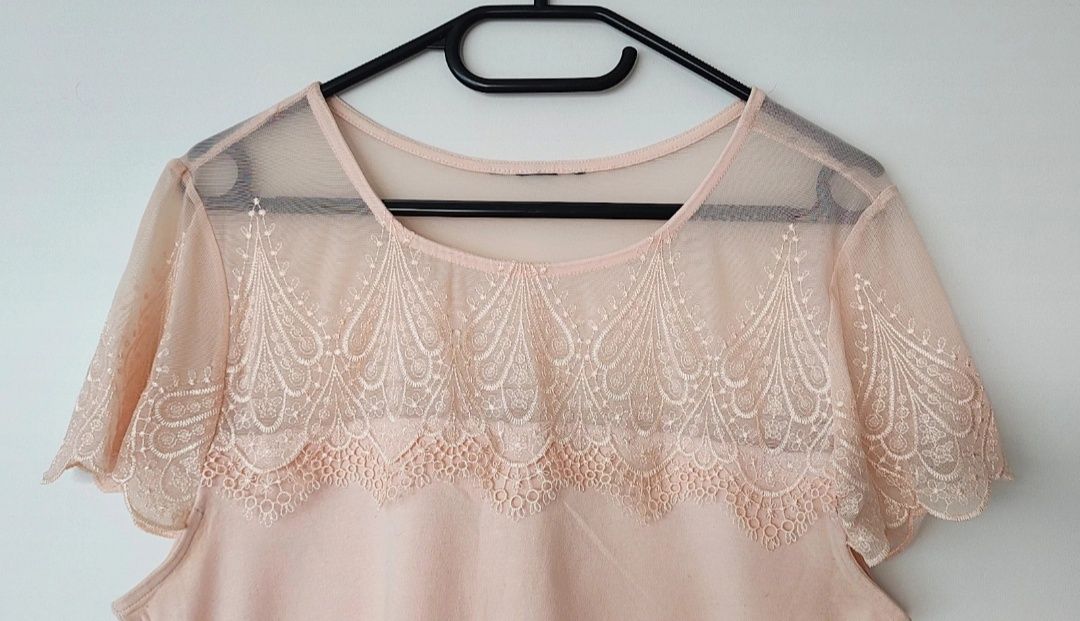 H&M bluzka z koronką r. 40