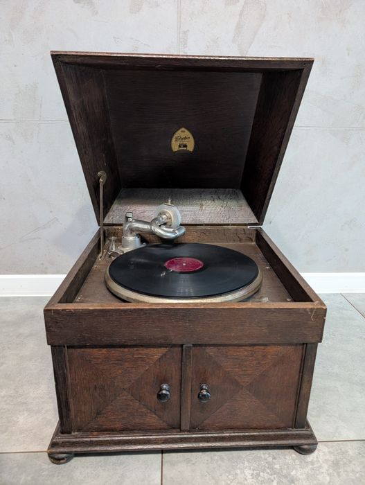 Patefon Gramofon Wilophon Antyk