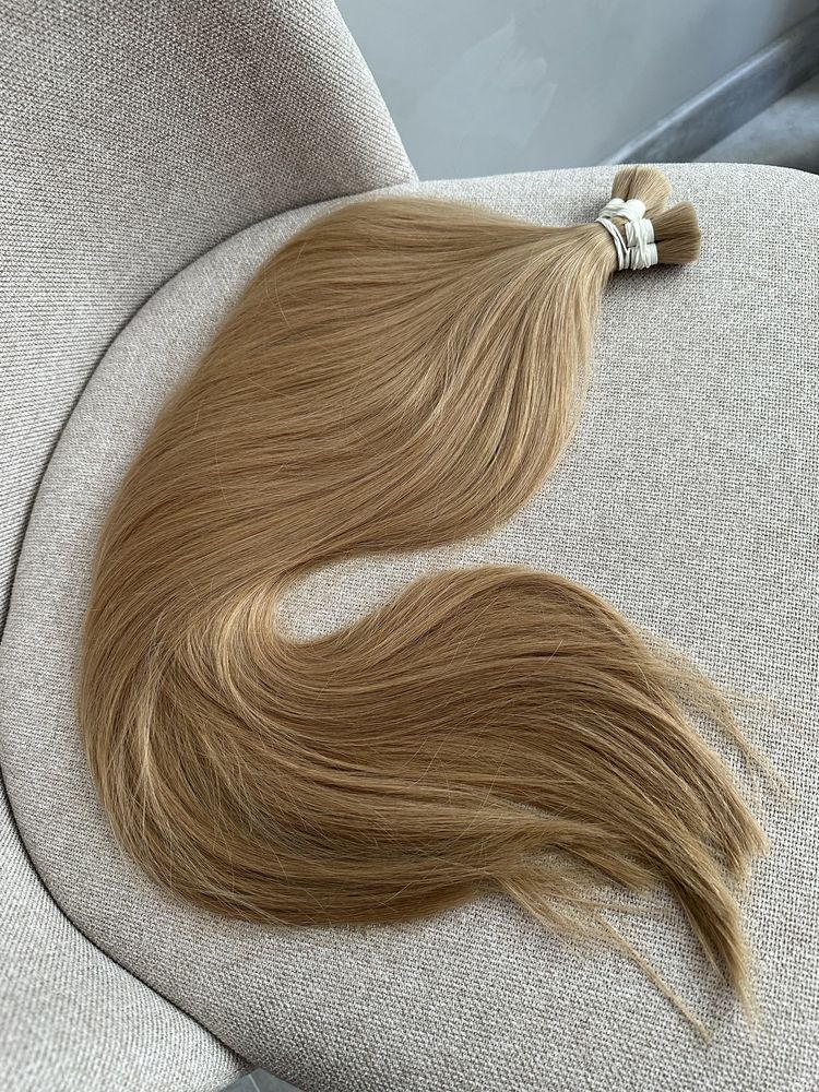 Натуральные славянские русые волосы для наращивания