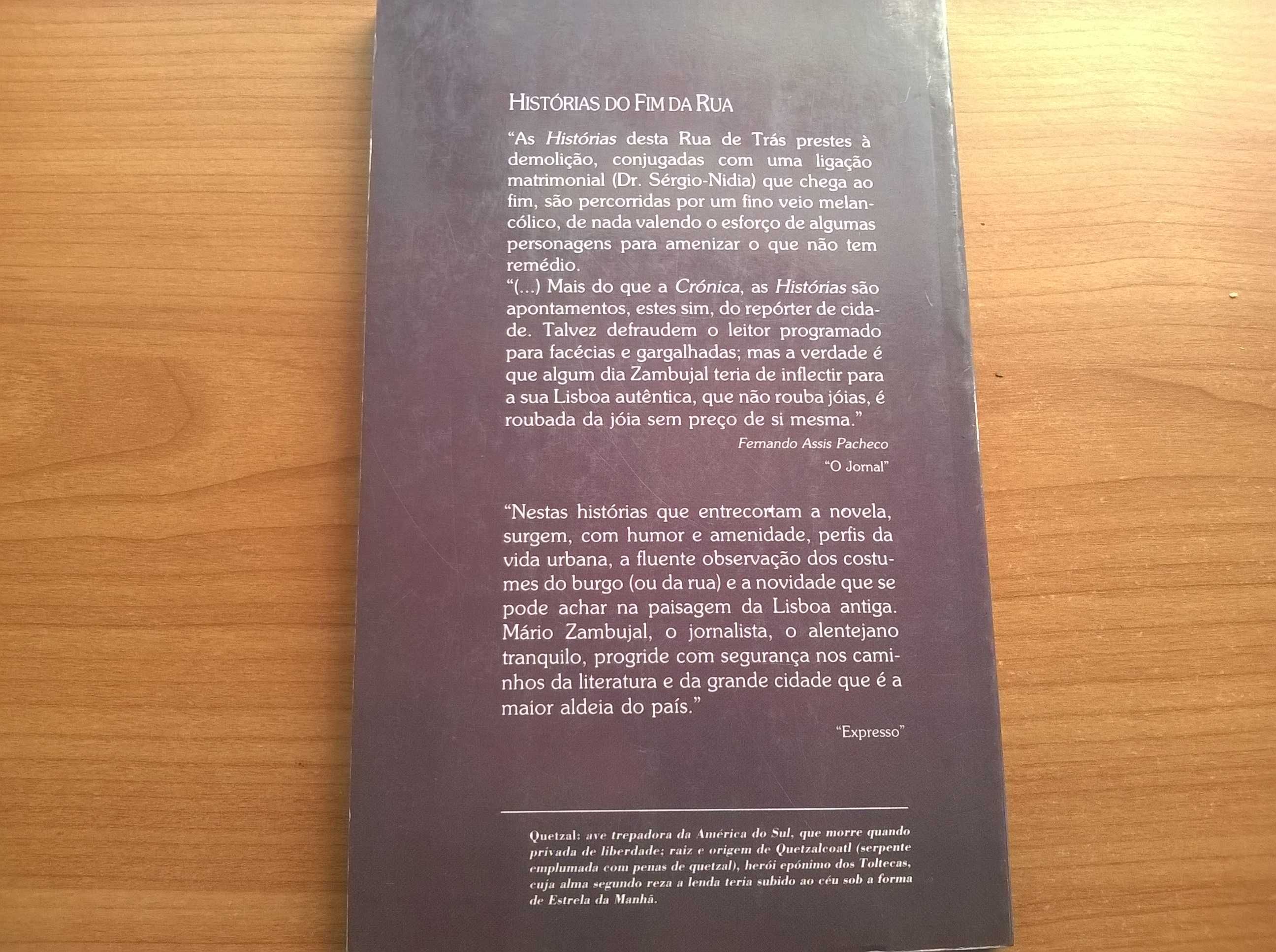 Histórias do Fim da Rua - Mário Zambujal (portes grátis)