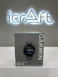 Garmin Venu 3S Slate S. Steel Bezel w. Pebble Gray Case and S. Band