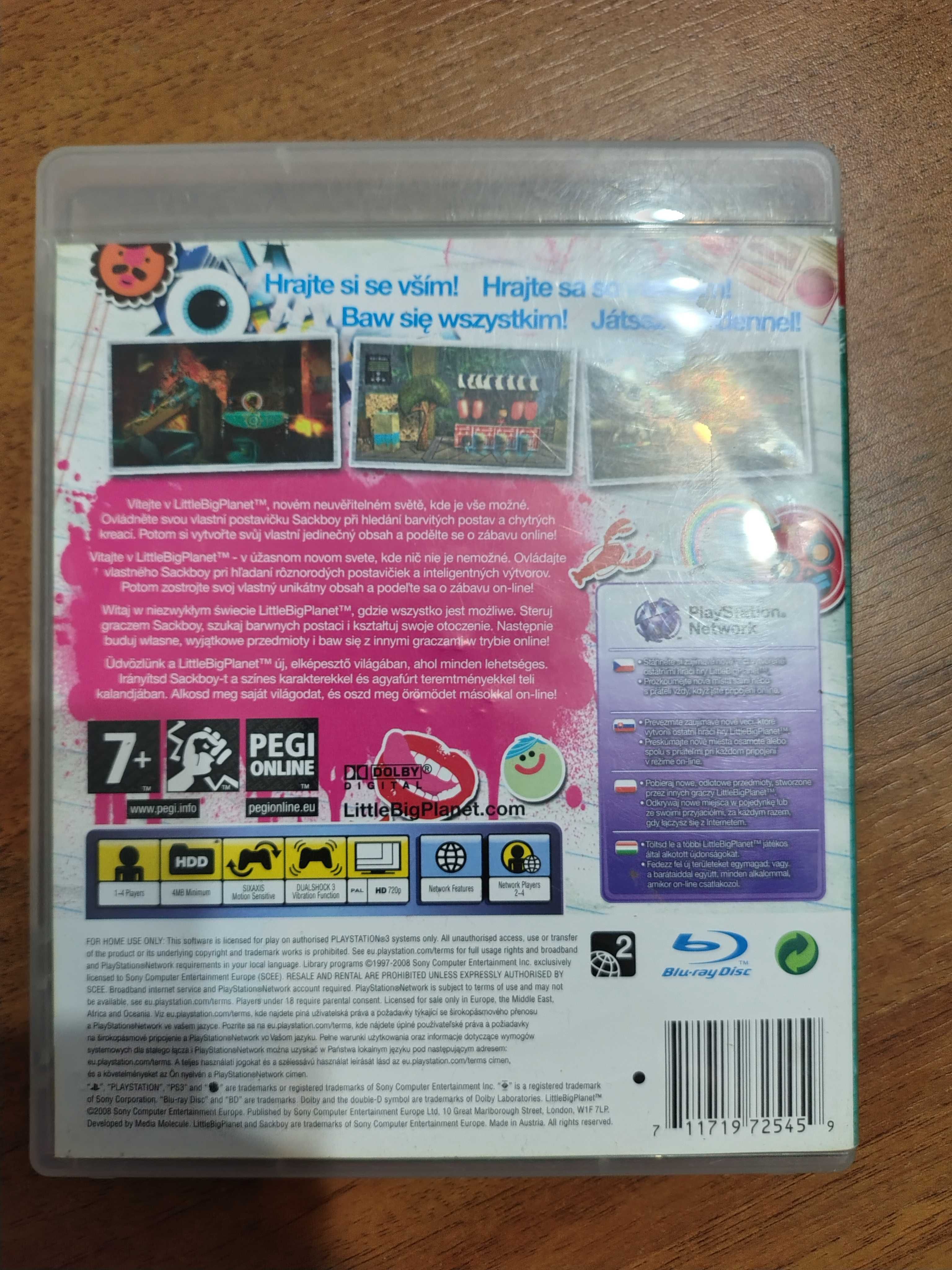 LittleBigPlanet Sony PlayStation 3 (PS3) premierowy