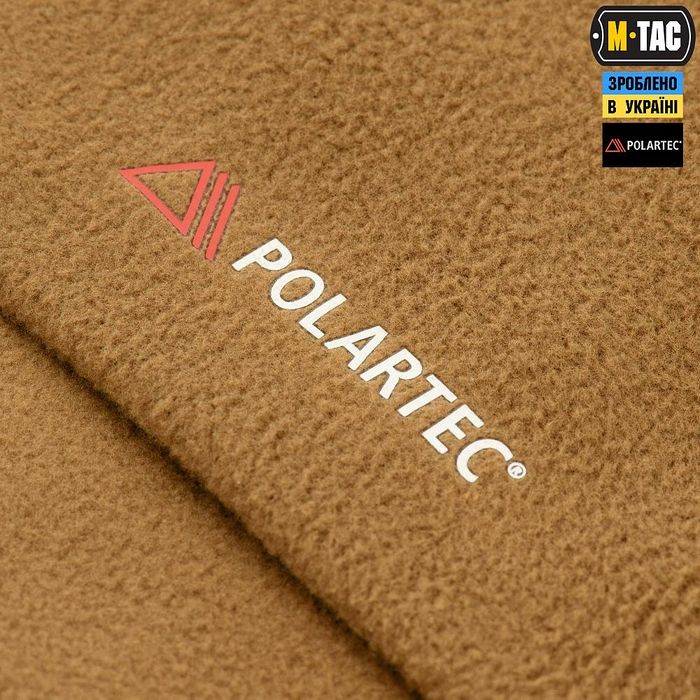 M-TAC Шапка watch cap фліс LIGHT POLARTEC олива/койот