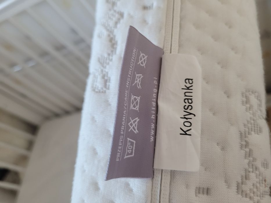 Łóżeczko dziecięce Klupś + materac hilding
