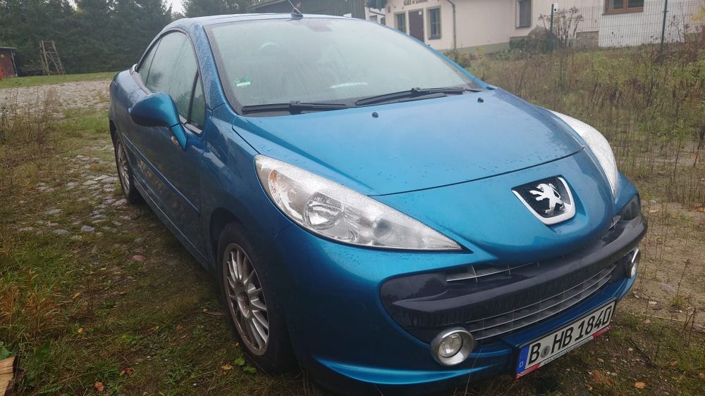 Kabriolet Peugeot 207 CC Platinum, nowy TÜV