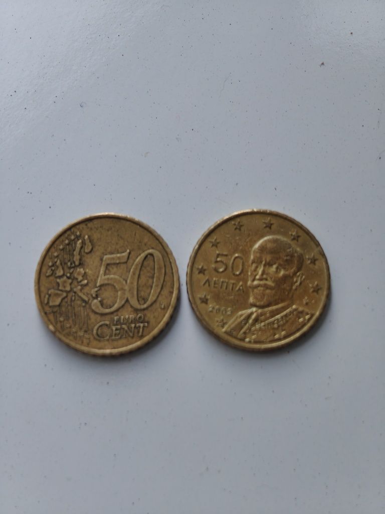 50 евро центов 2002 года