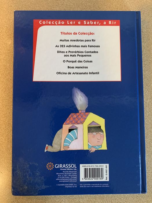 Livro “muitas anedotas para rir”