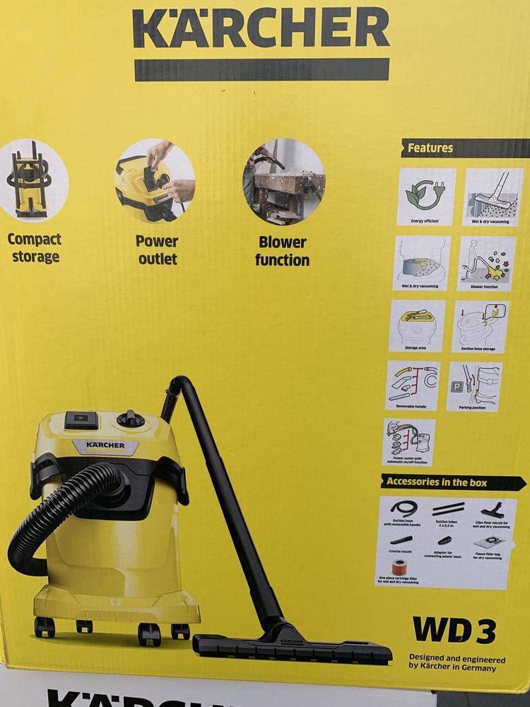 KARCHER WD 3 P пылесос для инструмента 1.628-171.0