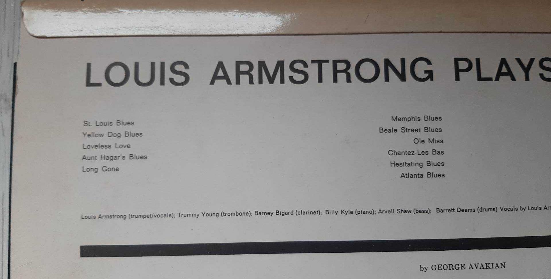 Louis Armstrong Plays W.C Handy/ płyta winylowa