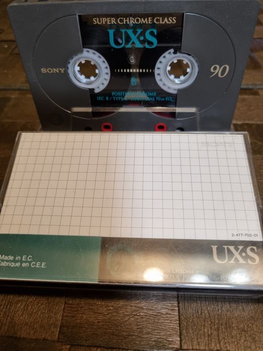 Kaseta SONY UXS 60 LUB  90  wybrany ładny egzemplarz