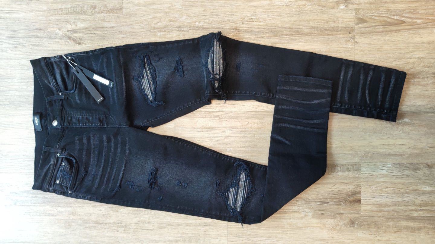 AMIRI męskie jeansy w stylu destroyed extra skin fit