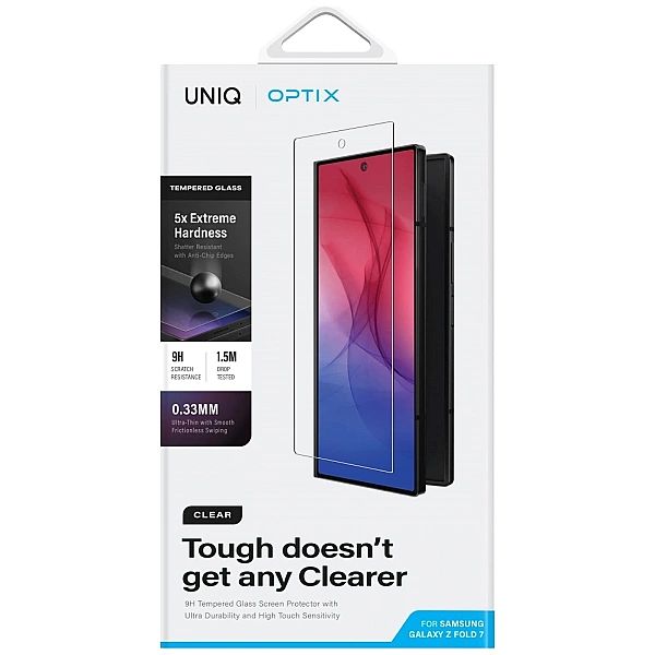 Szkło hartowane UNIQ Optix Clear do Samsung Galaxy Z Fold 7