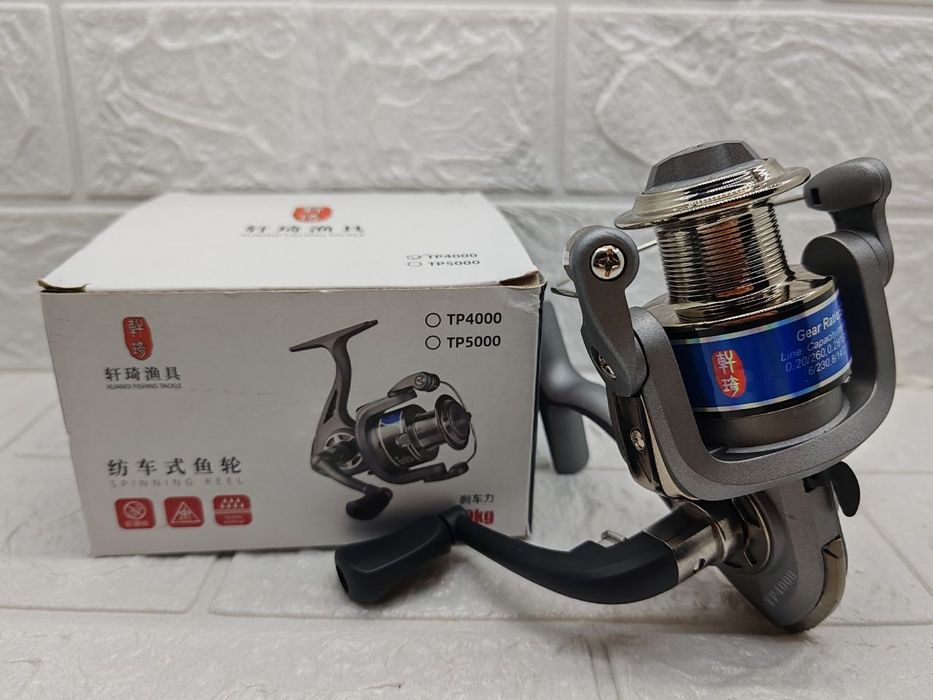 Катушка для спиннинга Xuanqi безынерционная для рыбалки 4000