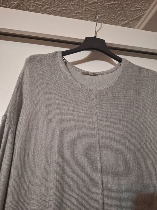 Sukienka z dzianiny długi sweter oversize