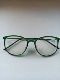 Zielone okulary oprawki minus -1