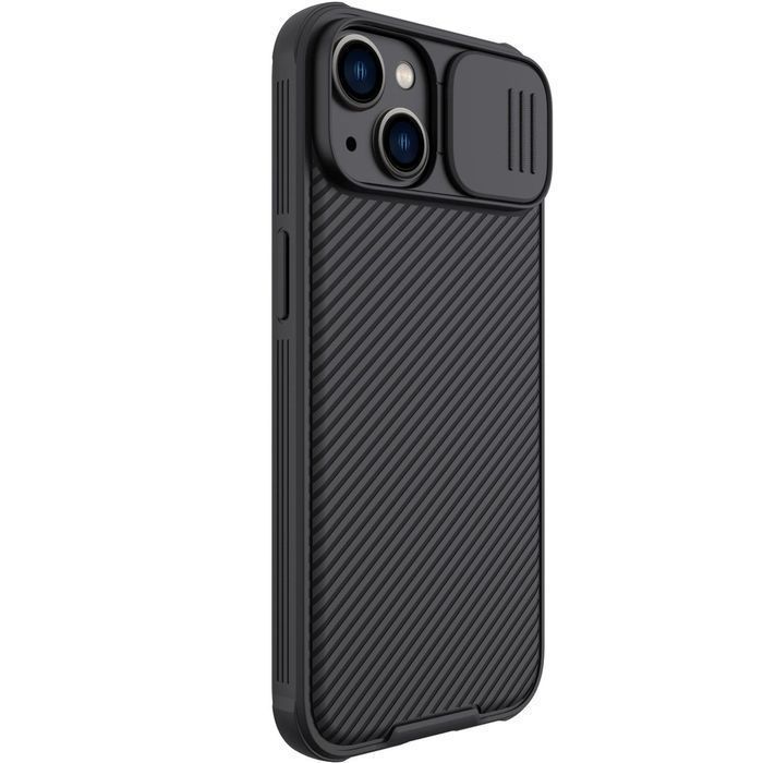 Nillkin CamShield Pro Case etui iPhone 14 Plus osłona na aparat czarny