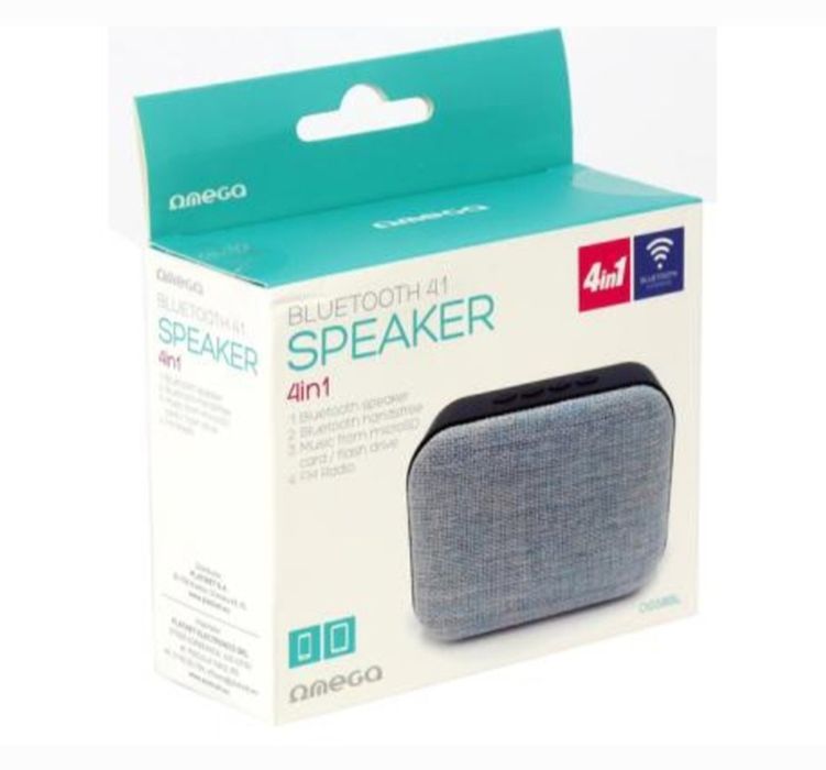 Акустична система OMEGA OG58DG Bluetooth Fabric Light Grey (OG58L)
