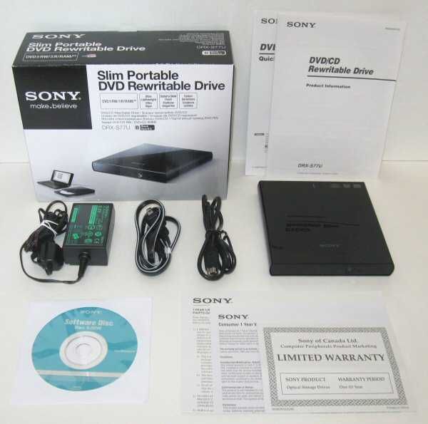 Sony Slim DVD drx-s77u
