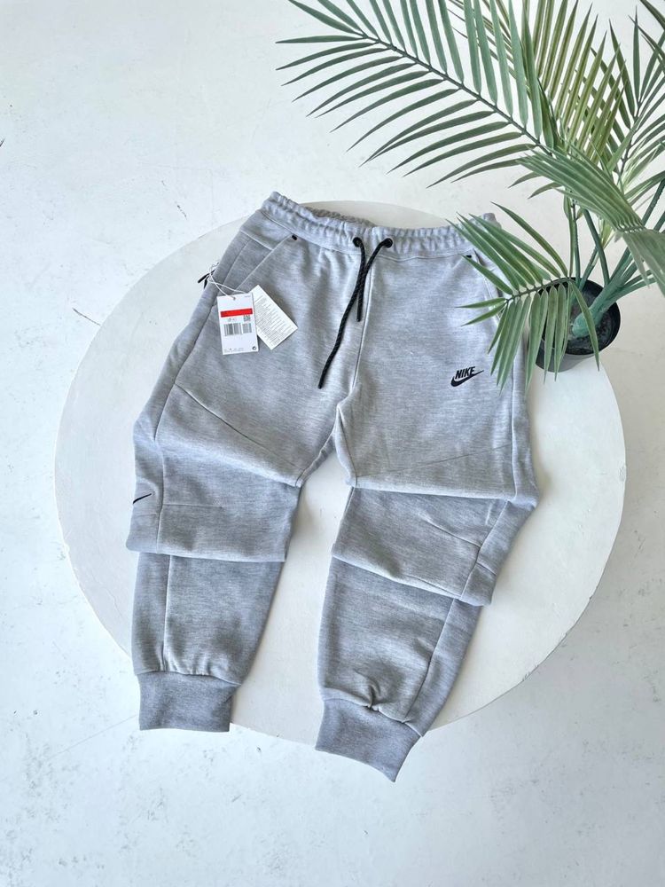 Штани Nike Tech Fleece сірі/ штани найк теч фліс/ чоловічі спортивні