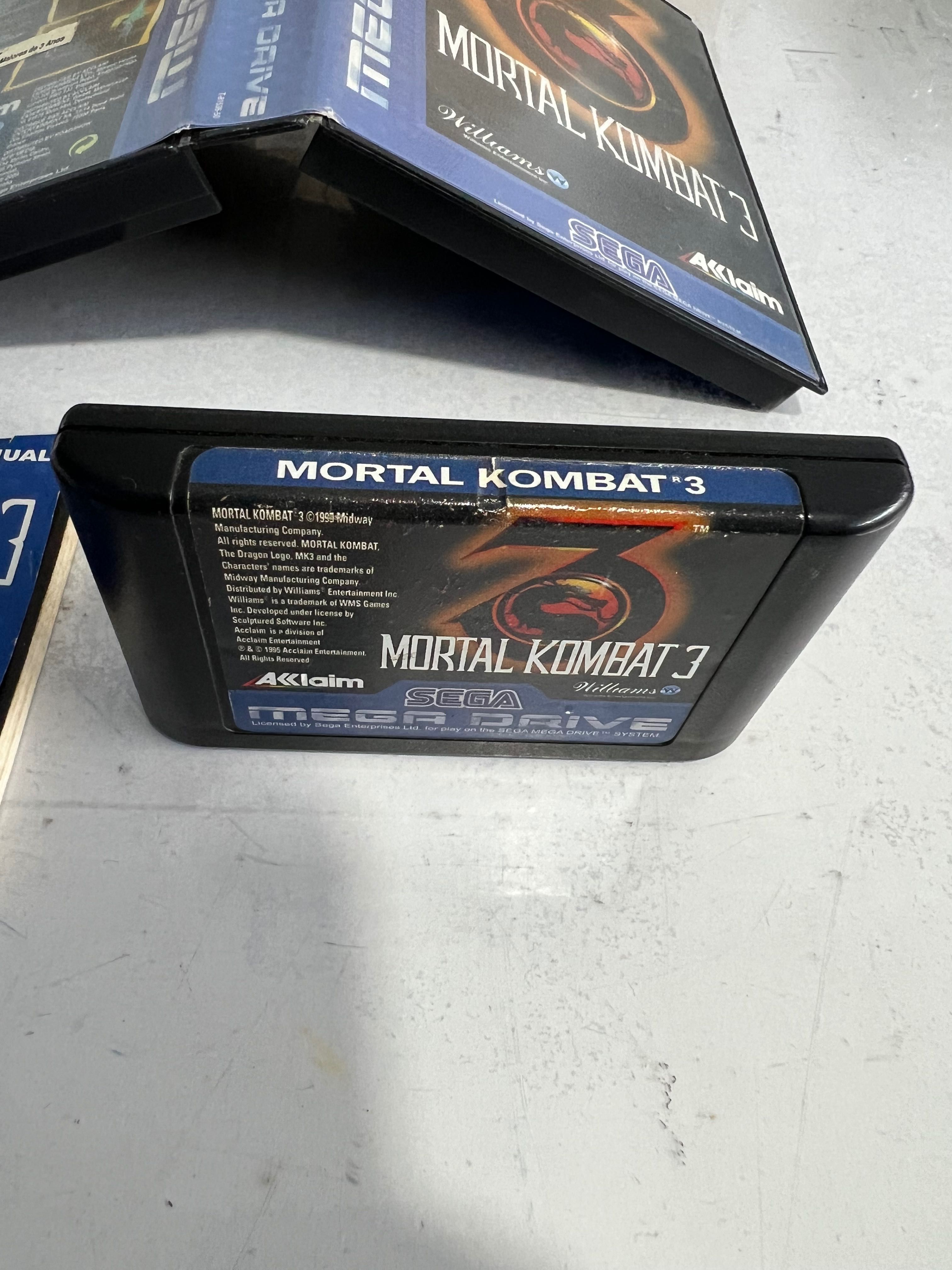Mortal Kombat 3 megadrive original sega mega drive
